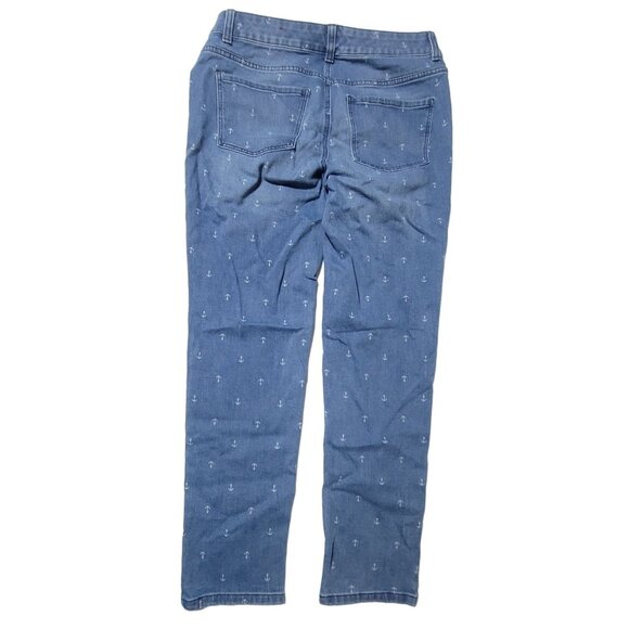 Talbots Ankle Jeans Womens Size 6P Mid Rise Medium Wash Denim Simply Flattering - Picture 3 of 7